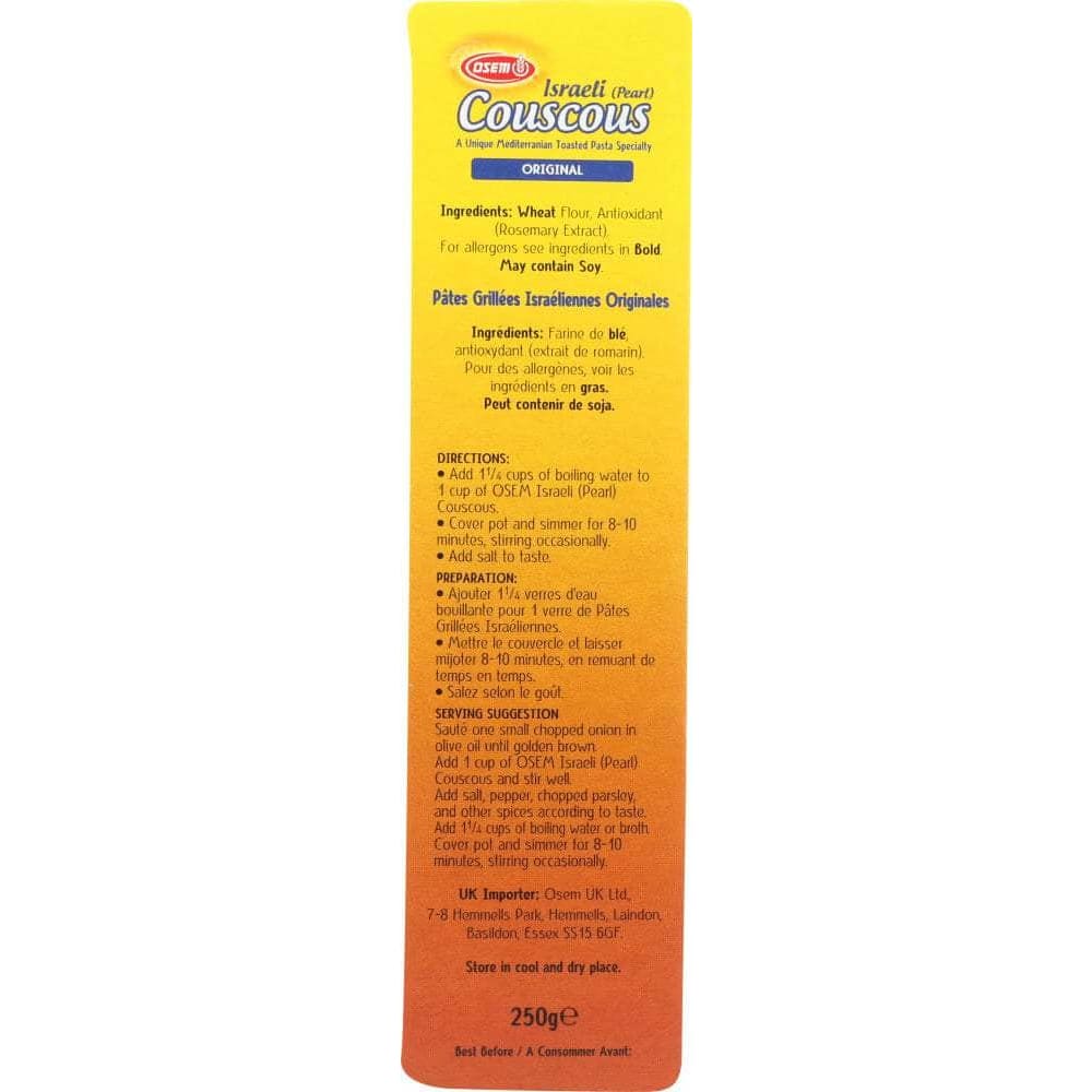 Osem Osem Couscous Israeli Tested, 8.8 oz