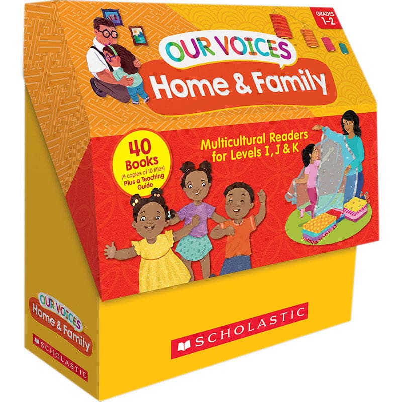 Our Voices Home & Family Class Set - Leveled Readers - Scholastic Teaching Resources