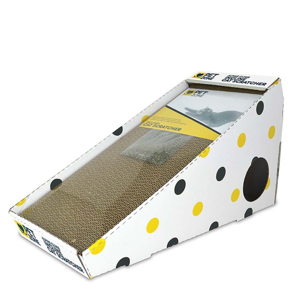 OurPets Alpine Scratcher and Climb Scratching Pad Brown Yellow - Pet Supplies - OurPets