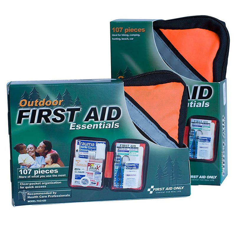 Outdoor First Aid Kit 107Pc Fabric Case (Pack of 2) | ShelHealth