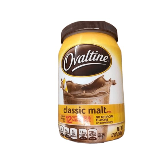 Ovaltine Classic Malt Beverage, 12 Ounce - ShelHealth.Com