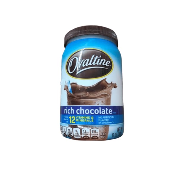Ovaltine Rich Chocolate - 12 oz - ShelHealth.Com