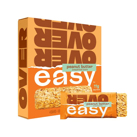 OVER EASY Over Easy Bar Brkfst Pnut Bttr 4Pc, 7.2 Oz