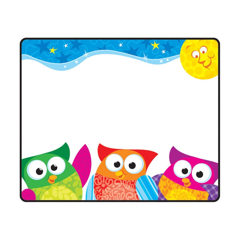Owl Stars Name Tags (Pack of 10) - Name Tags - Trend Enterprises Inc.