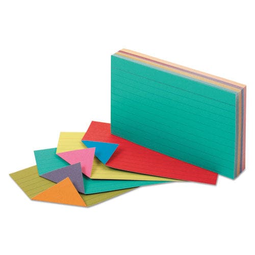 Oxford Extreme Index Cards Ruled 3 X 5 Assorted 100/pack - School Supplies - Oxford™