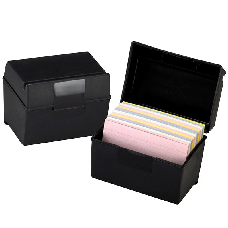 Oxford Plastic Index Card Box 4X6 (Pack of 6) - Index Cards - Tops Products