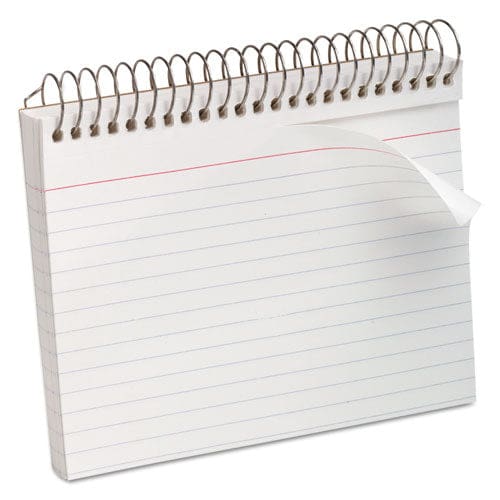 Oxford Spiral Index Cards Ruled 4 X 6 White 50/pack - School Supplies - Oxford™