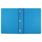 Oxford Title Panel And Border Front Report Cover 3-prong Fastener Panel And Border Cover 0.5 Cap 8.5 X 11 Light Blue 25/box - School