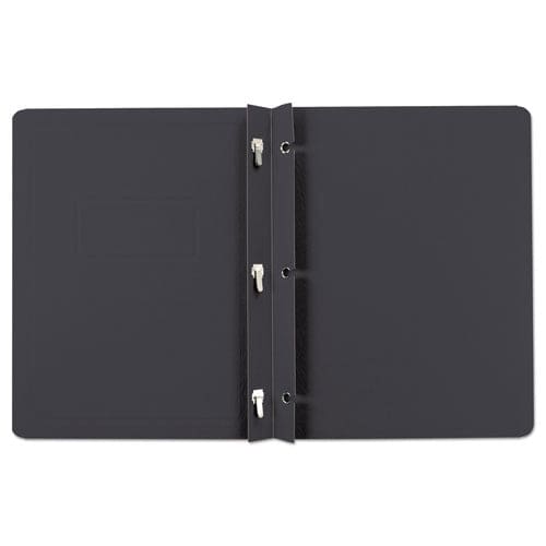 Oxford Title Panel And Border Front Report Cover Three-prong Fastener 0.5 Capacity 8.5 X 11 Black/black 25/box - School Supplies - Oxford™