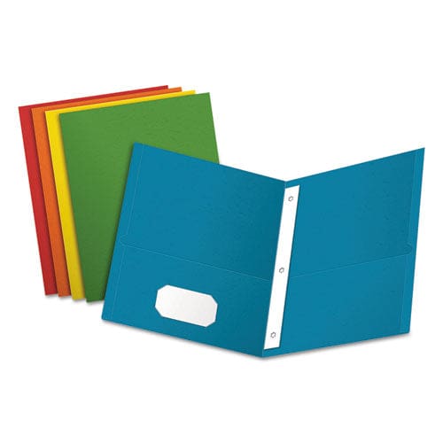 Oxford Twin-pocket Folders With 3 Fasteners 0.5 Capacity 11 X 8.5 Burgundy 25/box - School Supplies - Oxford™