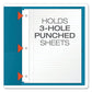 Oxford Twin-pocket Folders With 3 Fasteners 0.5 Capacity 11 X 8.5 Light Blue 25/box - School Supplies - Oxford™