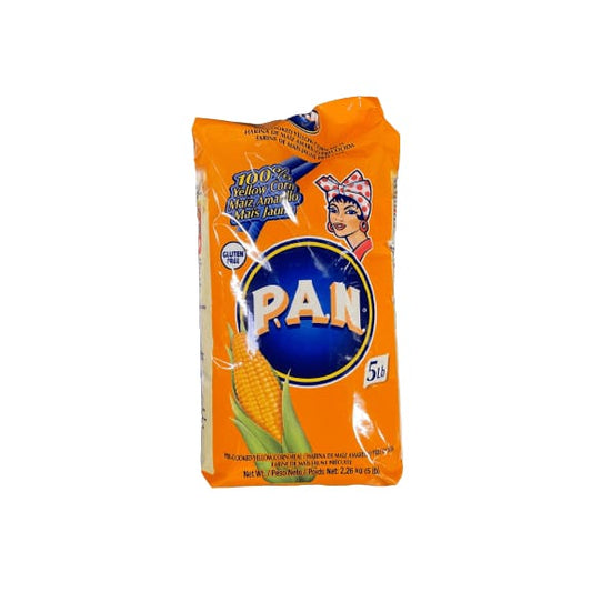P.A.N. P.A.N. Yellow Corn Meal – Pre-cooked Gluten Free and Kosher Flour for Arepas, 5 lbs.