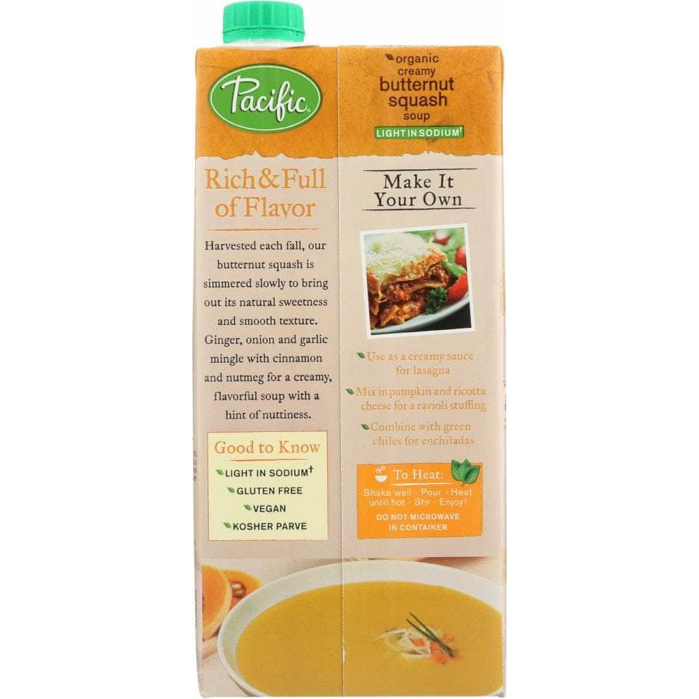 Pacific Foods Pacific Foods Organic Creamy Butternut Squash Soup Light in Sodium, 32 oz