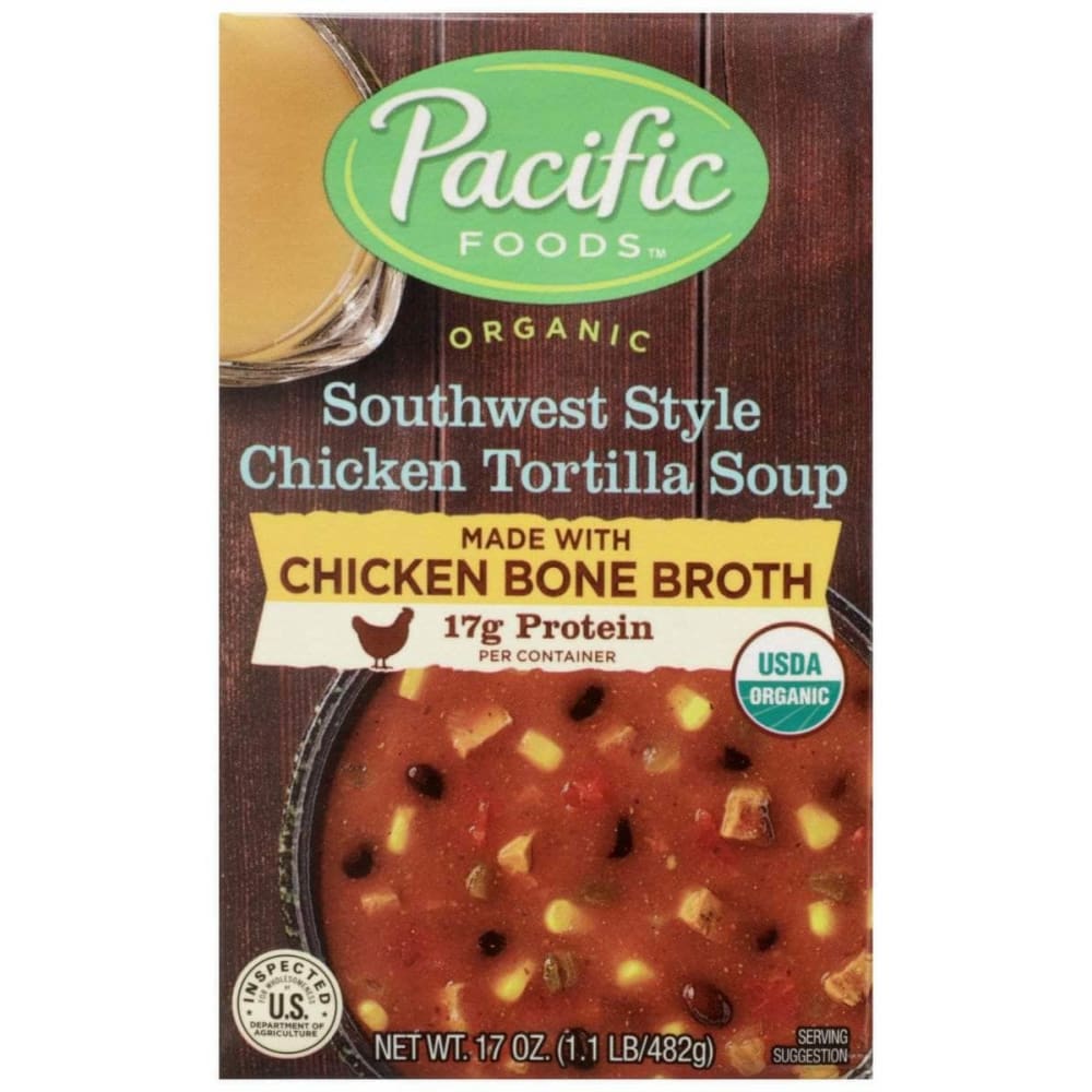 PACIFIC FOODS Pacific Foods Soup Chkn Trtla Bne Broth, 17 Oz