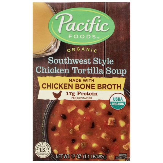 PACIFIC FOODS Pacific Foods Soup Chkn Trtla Bne Broth, 17 Oz