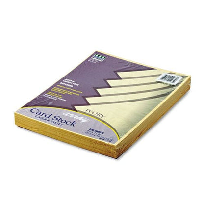 Pacon Array Card Stock 65 Lb Cover Weight 8.5 X 11 Ivory 100/pack - School Supplies - Pacon®