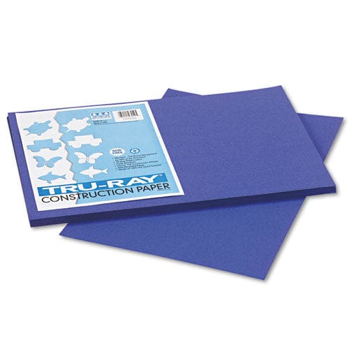 Pacon Tru-ray Construction Paper 76 Lb Text Weight 12 X 18 Royal Blue 50/pack - School Supplies - Pacon®