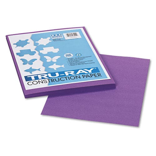 Pacon Tru-ray Construction Paper 76 Lb Text Weight 9 X 12 Violet 50/pack - School Supplies - Pacon®