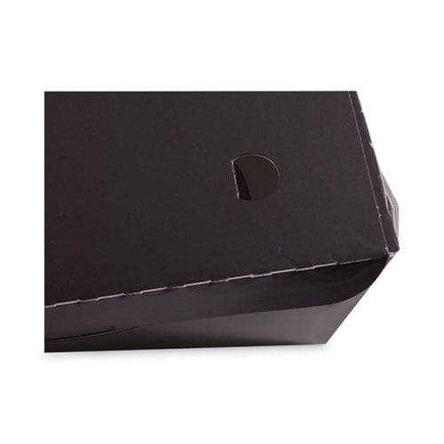 Pactiv Evergreen Earthchoice Onebox Paper Box 37 Oz 4.5 X 4.5 X 2.5 Black 312/carton - Food Service - Pactiv Evergreen