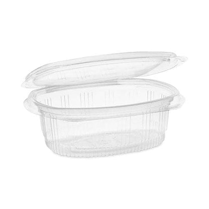 Pactiv Evergreen Earthchoice Recycled Pet Hinged Container 16 Oz 4.92 X 5.87 X 2.48 Clear Plastic 200/carton - Food Service - Pactiv