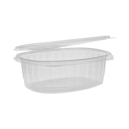 Pactiv Evergreen Earthchoice Recycled Pet Hinged Container 48 Oz 8.88 X 7.25 X 2.94 Clear Plastic 190/carton - Food Service - Pactiv