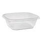 Pactiv Evergreen Earthchoice Square Recycled Bowl,4-compartment 32 Oz 6.13 X 6.13 X 2.61 Clear Plastic 360/carton - Food Service - Pactiv