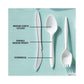 Pactiv Evergreen Fieldware Cutlery Spoon Mediumweight White 1,000/carton - Food Service - Pactiv Evergreen