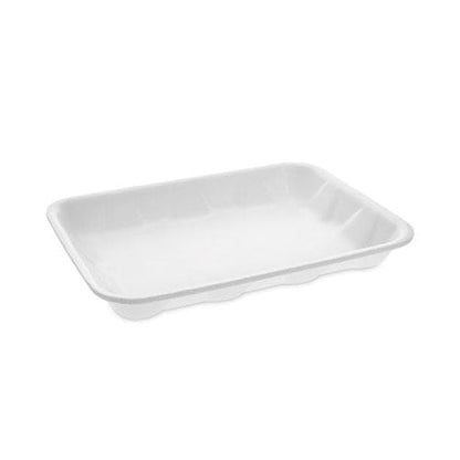 Pactiv Evergreen Meat Tray #4d 9.5 X 7 X 1.25 White Foam 500/carton - Food Service - Pactiv Evergreen
