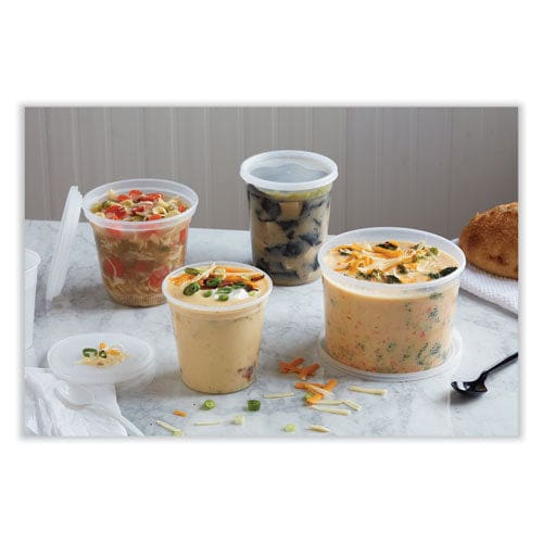 Pactiv Evergreen Newspring Delitainer Microwavable Container 32 Oz 5.5 X 5.5 X 4.9 Clear Plastic 200/carton - Food Service - Pactiv