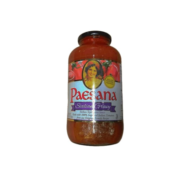Paesana Sicilian Gravy Sauce, All Natural Ingredients, 40oz - ShelHealth.Com
