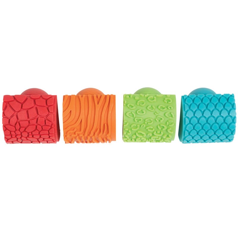 Paint & Clay Animal Rockers 4 Set (Pack of 2) - Stamps - Learning Advantage