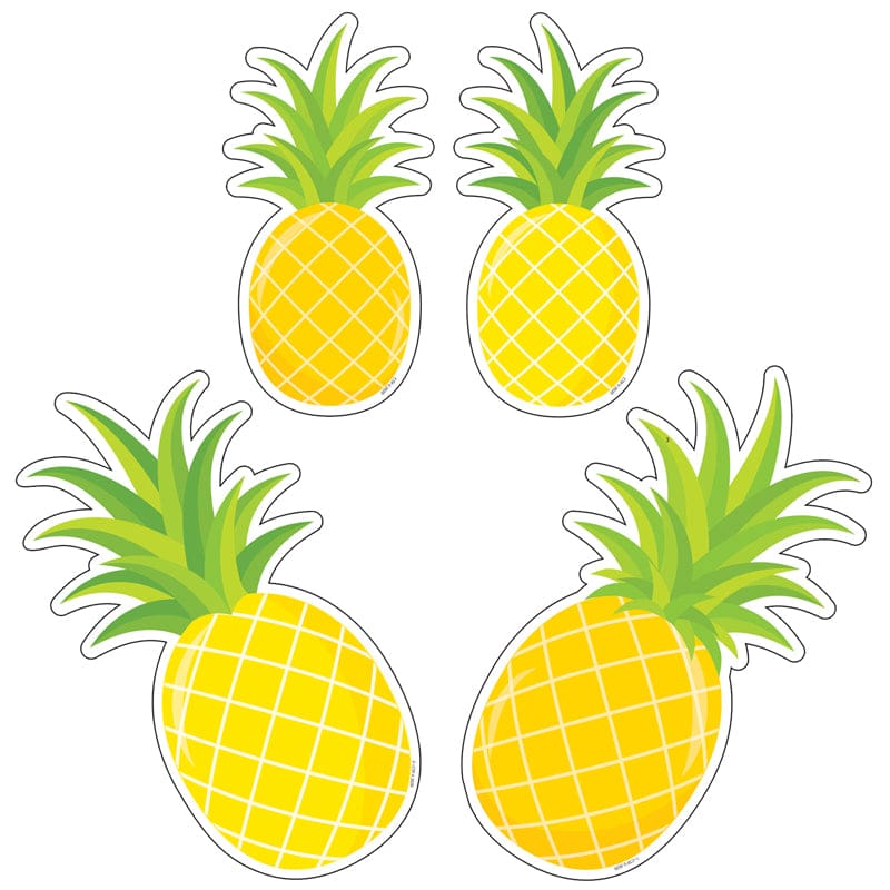 Palm Paradise Pineapple Party Cut Outs (Pack of 6) - Accents - Creative Teaching Press