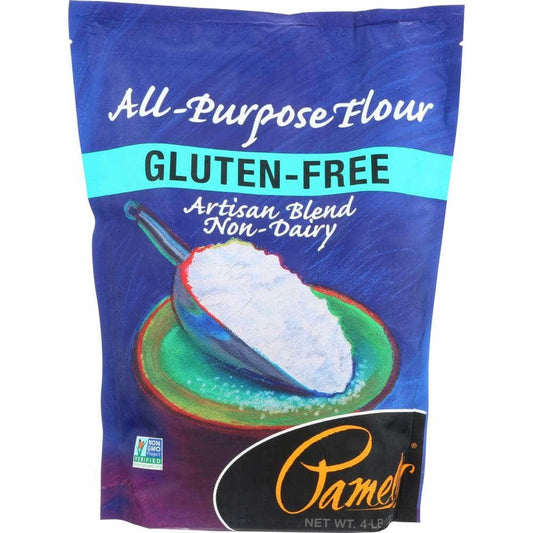 Pamelas Pamela's Products Gluten Free Artisan Flour Blend Non-Dairy Wheat Free, 4 lb