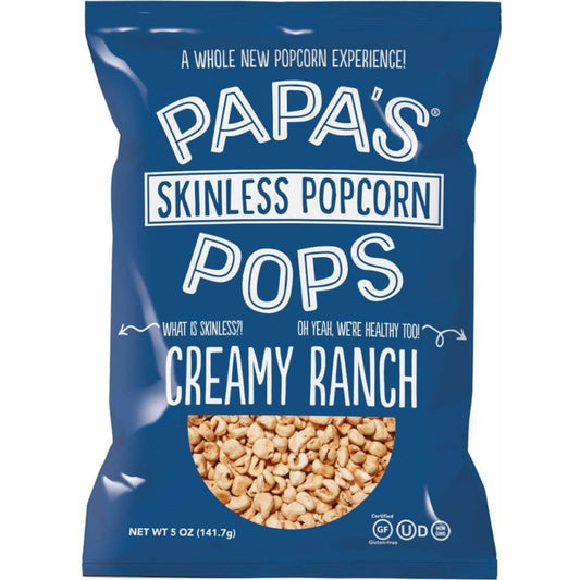 PAPAS POPS Papas Pops Popcorn Creamy Ranch, 5 Oz