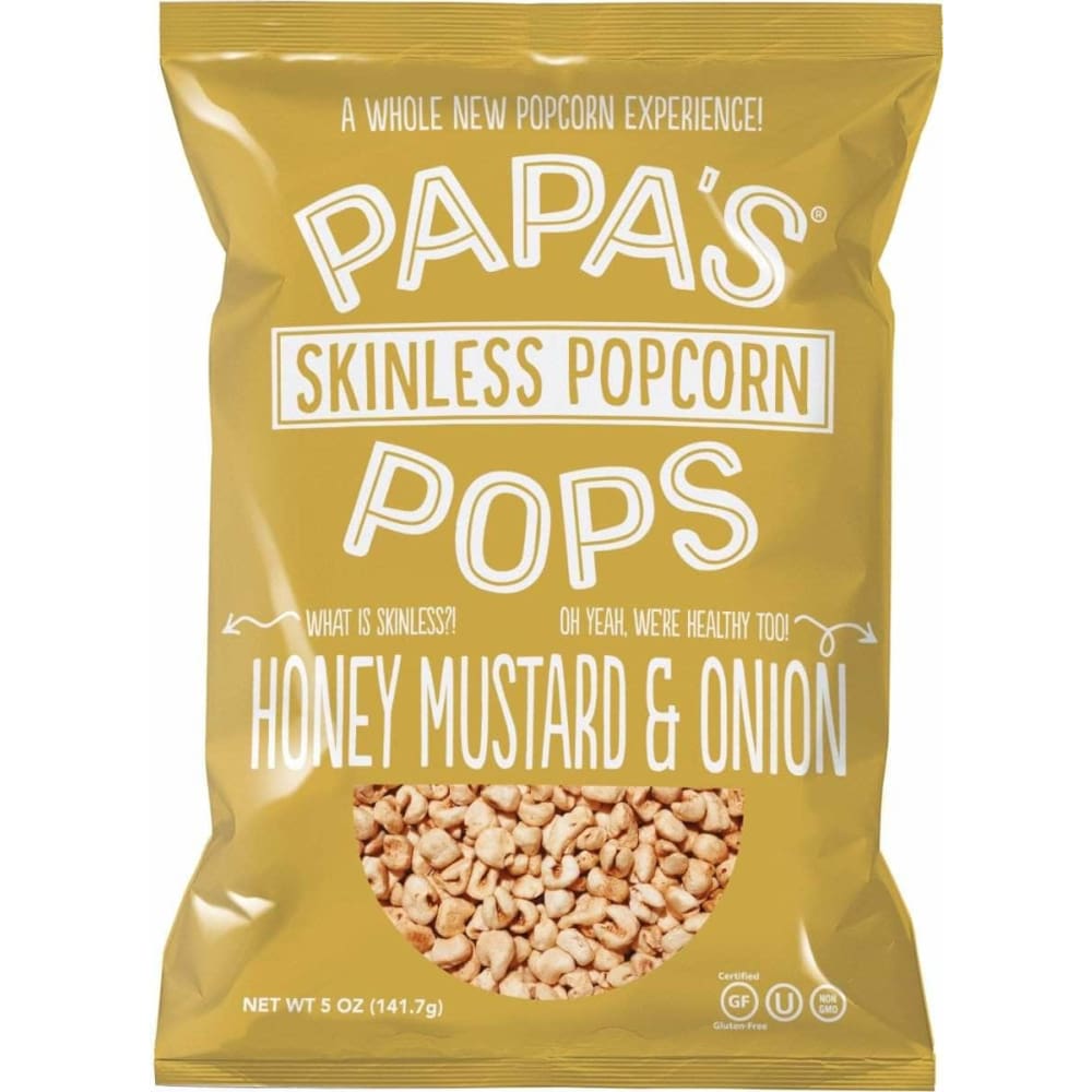 PAPAS POPS Papas Pops Popcorn Honey Mustard Onion, 5 Oz