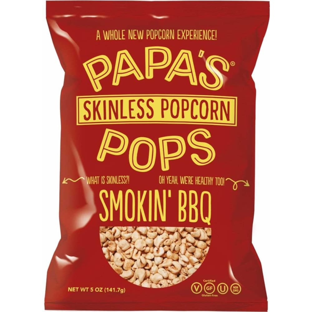 PAPAS POPS Papas Pops Popcorn Smokin Bbq, 5 Oz