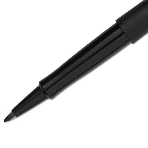 Paper Mate Point Guard Flair Felt Tip Porous Point Pen Stick Medium 0.7 Mm Black Ink Black Barrel 36/box - School Supplies - Paper Mate®