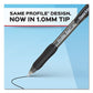 Paper Mate Profile Ballpoint Pen Retractable Medium 1 Mm Black Ink Translucent Black Barrel Dozen - School Supplies - Paper Mate®