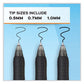 Paper Mate Profile Gel Pen Retractable Medium 0.7 Mm Assorted Ink And Barrel Colors 36/pack - School Supplies - Paper Mate®