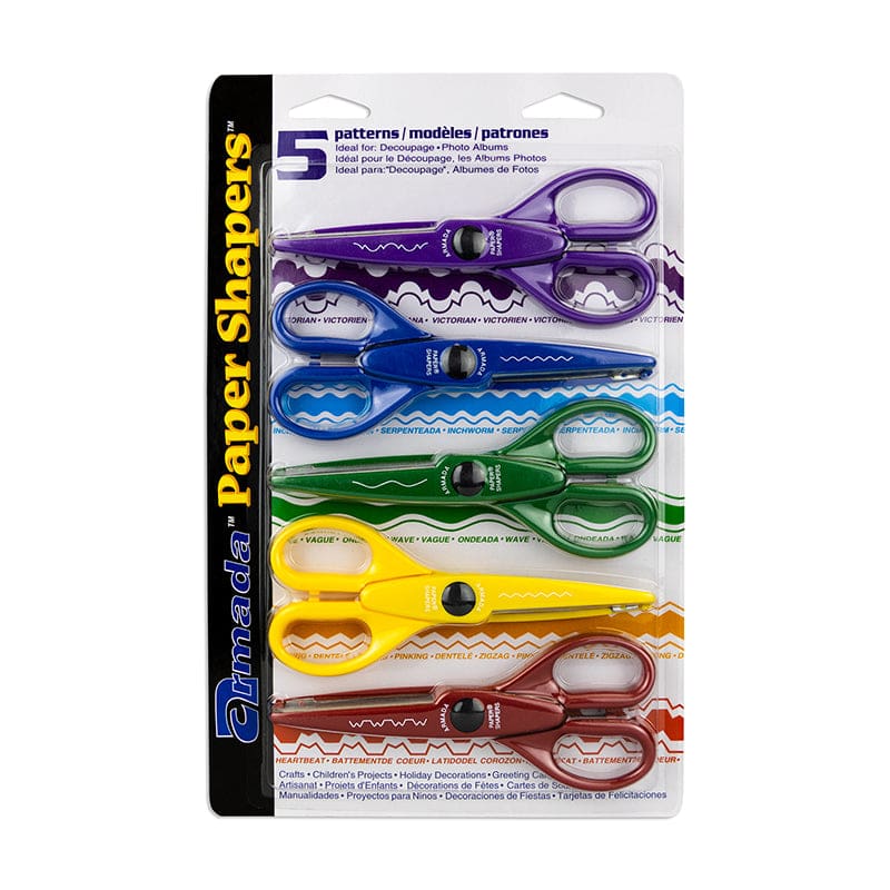 Paper Shapers Set 1 (Pack of 3) - Scissors - Hygloss Products Inc.