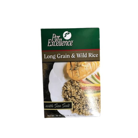 Excellence Rice Par Excellence Long Grain & Wild Rice with Sea Salt - 36 oz. | ShelHealth