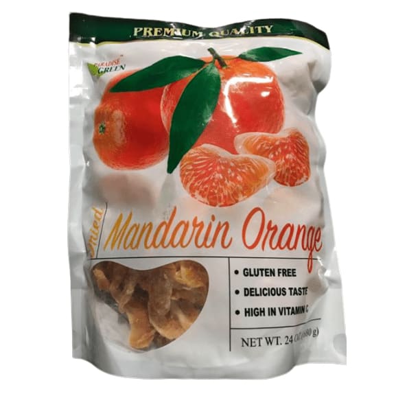 Paradise Green Dried Mandarin Oranges, 24 oz - ShelHealth.Com