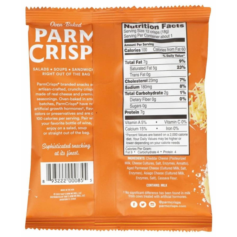 PARM CRISPS Parm Crisps Cheddar, 3.78 Oz