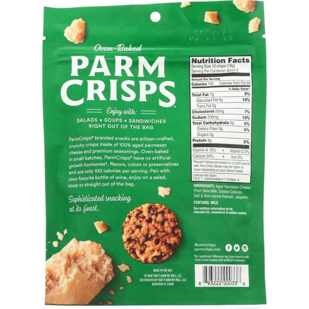 PARM CRISPS Parm Crisps Jalapeno, 1.75 Oz