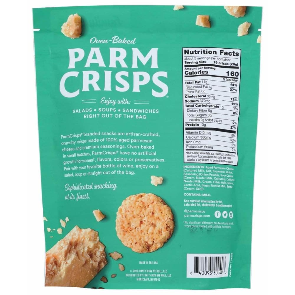 PARM CRISPS Parm Crisps Sour Cream And Onion, 5 Oz