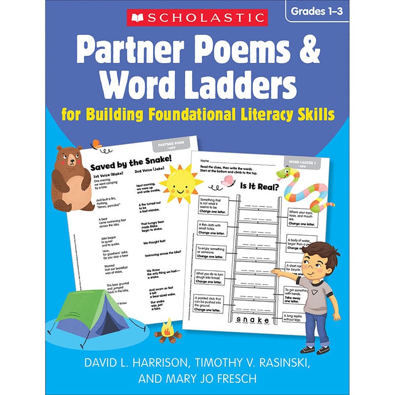 Partner Poems & Word Ladders Gr 1-3 Build Foundational Literacy Skills (Pack of 2) - Activities - Scholastic Teaching Resources