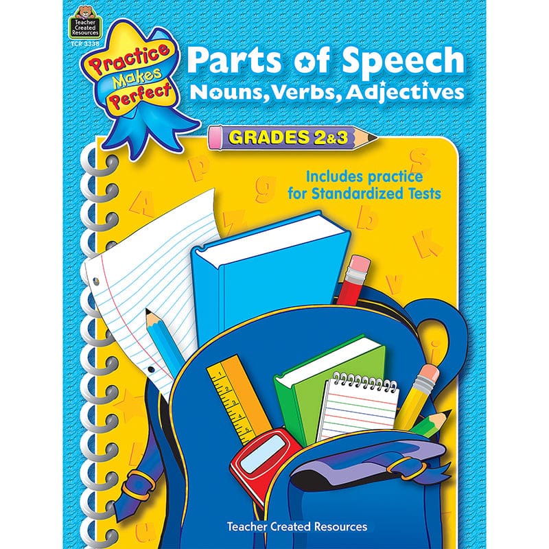 Parts Of Speech Gr 2-3 Practice Makes Perfect (Pack of 10) - Language Skills - Teacher Created Resources