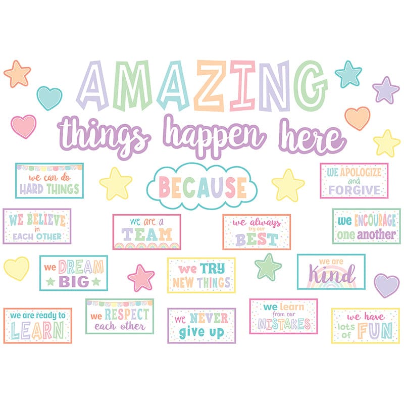 Pastel Pop Amazing Things Bb Set (Pack of 3) - Classroom Theme - Teacher Created Resources