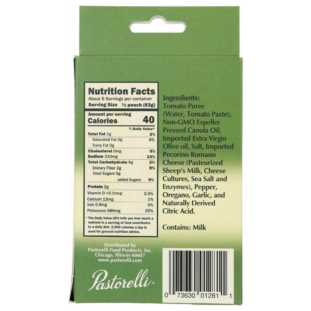 PASTORELLI Grocery > Pantry > Pasta and Sauces PASTORELLI: Sauce Pizza Ital Chf 3Pk Pouches, 15 oz