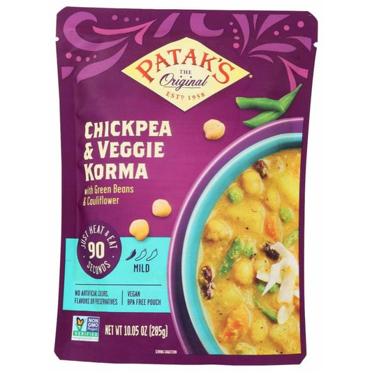 PATAKS PATAKS Meal Rte Korma Chickpea, 10.05 oz